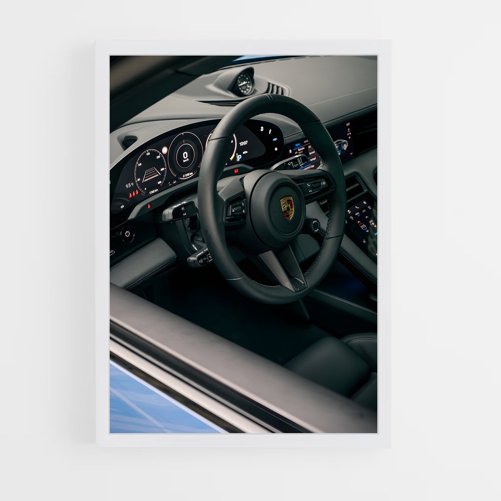 Poster Intérieur Électrisant – affiche Porsche (vue 3)